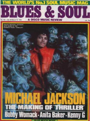 Michael Jackson,Bobby Womack,Anita Baker,Kenny G - Blues & Soul Feb 1984 - UK
