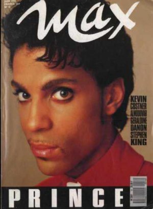 Prince, Kevin Costner, Stephen King - Max - Jun 1990 - France   Magazine - M2661