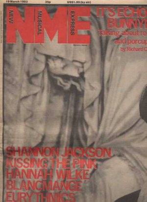 Prince,Shannon Jackson,Kissing The Pink,Squeeze,Eurythmics - NME - March 1983 -