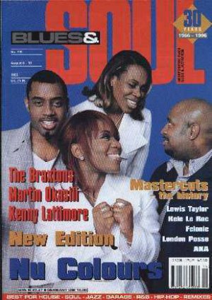 Prince, The Braxstons, Kenny Lattimore, New Edition - Blues & Soul August 1996 -