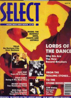 Wendy & Lisa,  Rolling Stones, Stone Roses - Select - August 1990 - UK   Magazin