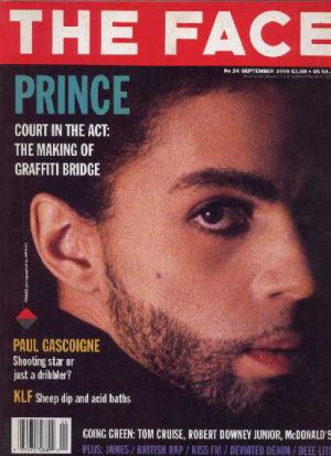 Prince, Paul Gascoigne, KLF, Tom Cruise, Robert Downey - The Face - September 19