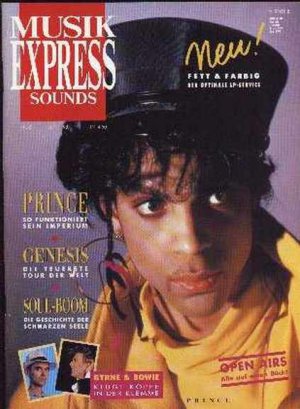 Prince, Genesis, Byrne, Bowie - Musik Express Sounds - Jun 1987 - Germany   Maga