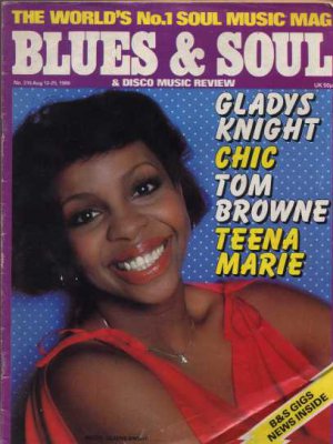 Gladys Knight,Chic,Tom Browne,Teena Marie - Blues & Soul Aug 1980 - UK   Magazin