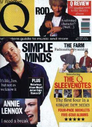 Prince, The Farm, Simple Minds, Alison Moyet, Waterboys - Q Magazine - May 1991
