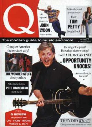 Chaka Khan,Paul McCartney,Wonder Stuff,Pete Townshend - Q Magazine - July 1989 -