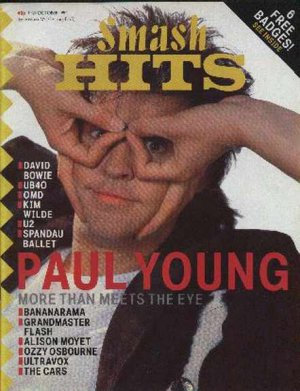 Prince,Paul Young,U2,UB40,David Bowie,OMD - Smash Hits - Oct 1984 - UK   Magazin