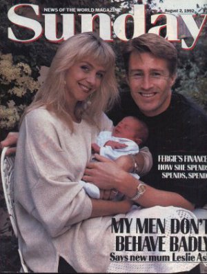 Troy Beyer, Prince, Fergie, Leslie Ash - News Of The World - August 1992 - UK