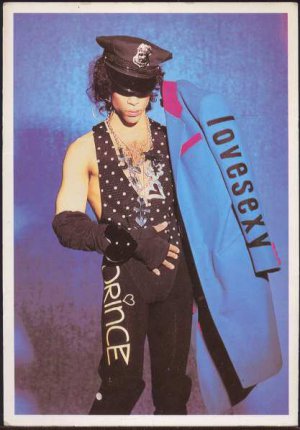 Prince - Postcard - Prince - Lovesexy - UK   Postcard - U559 ex