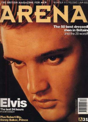 Prince, Elvis Presley, Danny Baker, Rober Bly - Arena Winter 91 - UK   Magazine