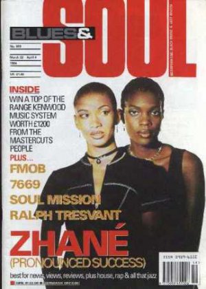 Ralph Tresvant, Zhane, Soul Mission , 7669 - Blues & Soul March 1994 - UK   Maga