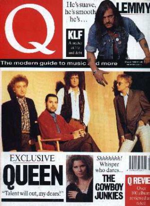 Qyeen, KLF, Lemmy, Motorhead, Cowboy Junkies - Q Magazine - March 1991 - UK   Ma