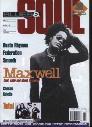 Prince, Maxwell, Busta Rhymes, Celetia - Blues & Soul April 1996 - UK   Magazine