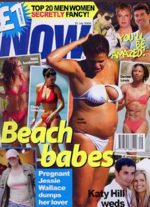 Prince, Katy Hill, Jessica Wallace, Simon Cowell - Now - July 2004 - UK   Magazi