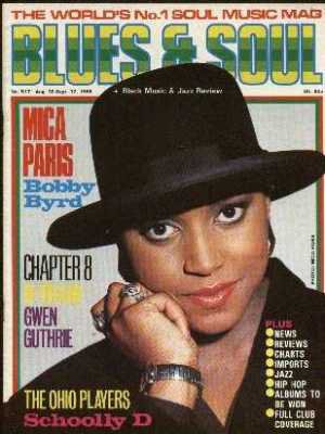 Mica Paris,Chapter 8,Bobby Byrd,D-Train,Gwen Guthrie - Blues & Soul Aug 1988 - U