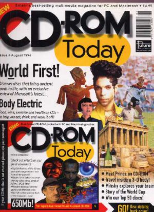Prince, + Various - CD-Rom Today - August 1994 - UK   Magazine - Issue 4 m