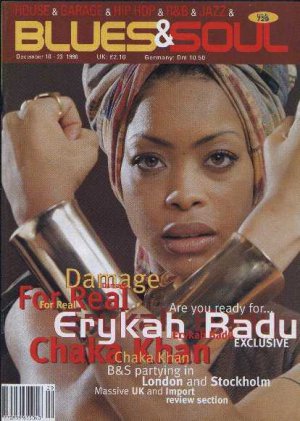 Prince, Chaka Khan, Erykah Badu, For Real, Damage - Blues & Soul December 1996 -