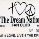 Prince - Membership Card for Dream Nation Fanclub - UK   Fanzine -   ex