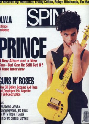 Prince, Guns n' Roses, N.W.A., EMF, Various - Spin - September 1991 - USA   Maga