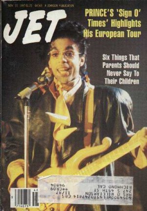Prince, Sheila E, James Brown, Various - Jet - Nov 1987 - USA   Magazine - 64060