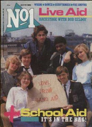 Prince/Wham/Bowie/Eurthymics/Smiths - No1 - Number One - July 1985 - UK   Magazi