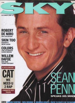 Prince, Sean Penn, Robert De Niro, Cat, William Dafoe - Sky - October 1988 - UK