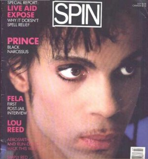 Prince, Lou Reed, Live Aid, Aerosmith, Various - Spin - July 1986 - USA   Magazi