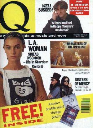 Sinead O'Connor, Happy Mondays, Page Plant - Q Magazine - Dec 1990 - UK   Magazi