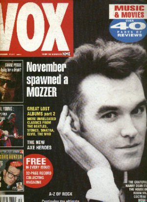 Prince, Neil Young, Pogues, Robin Williams, Steve Vai - Vox - November 1990 - UK