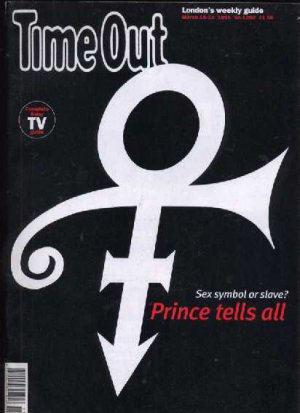 Prince - Time Out March 1995 - UK   Magazine -   ex
