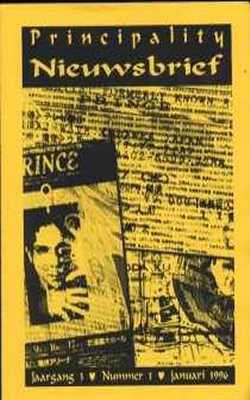 Prince - Principality - Nieusbrief - Jan 1996 - Holland   Fanzine - No. 1 m