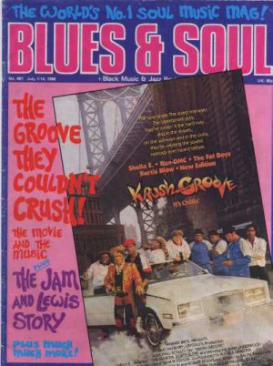 Sheila E, Jam & Lewis,Krush Groove - Blues & Soul July 1986 - UK   Magazine - Is