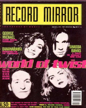 George Michael, Shabba Ranks, Bananarama - Record Mirror - January 5 1991 - UK