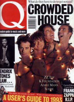 ZZ Top,Crowded House,Hendrix,Suede, Amie Mann,Frank Zappa - Q Magazine - Feb 94