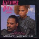 Alexander O'Neal - Never Knew Love Like This - UK   10" Single - 651382-0 ex/ex