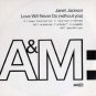 Janet Jackson - Love Will Never Do (Without You) - UK Promo  12" Single - AMYDJ7