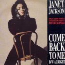 Janet Jackson - Come Back To Me - UK   12" Single - USAD681 vg/ex
