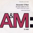 Alexander O'Neal - All That Matters To Me - UK Promo  12" Single - AMYDJ7723 ex/