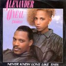 Alexander O'Neal ft Cherrelle - Never Knew Love Like This - UK   12" Single - 65