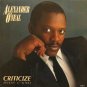 Alexander O'Neal - Criticize - UK   12" Single - 651211-6 ex/m