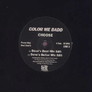Color Me Badd - Choose - UK Promo  12" Single - CMB3 ex/m
