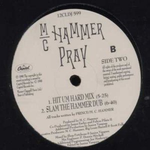 MC Hammer - Pray - UK Promo  12" Single - 12CLDJ599 m/m