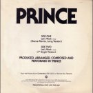 Prince - Let's Work - USA Promo  12" Single - PROA1004 m/m