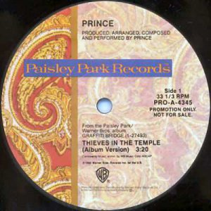 Prince - Thieves In The Temple - USA Promo  12" Single - PROA4345 ex/ex