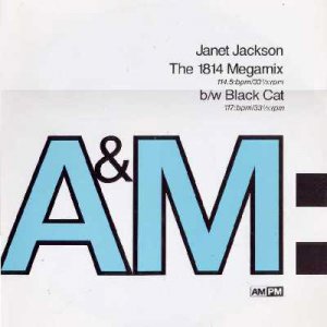 Janet Jackson - The 1814 Megamix - UK Promo  12" Single - AMYDJ587 ex/m