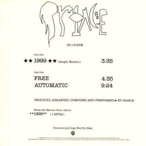 Prince - 1999 - USA Promo  12" Single - PROA2042 ex/ex