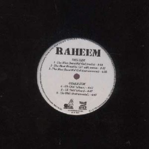 Raheem - The Most Beautiful Girl - USA Promo  12" Single - BK12P1002-1 ex/ex