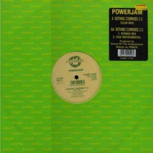Powerjam - Nothing Compares 2 U - UK   12" Single - CHAMP12-252 m/m