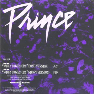 Prince - When Doves Cry - USA Promo  12" Single - PROA2139 ex/m