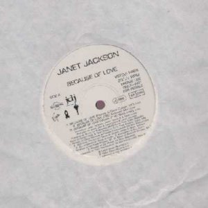 Janet Jackson - Because Of Love - UK Promo  12" Single - VSTD1488 ex/m